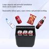For Tesla Model Y Juniper 2025 Rear Seat Trash Can Rear Middle Garbage Bin Under Seat Storage Box Organizer Tray Car Accessories
