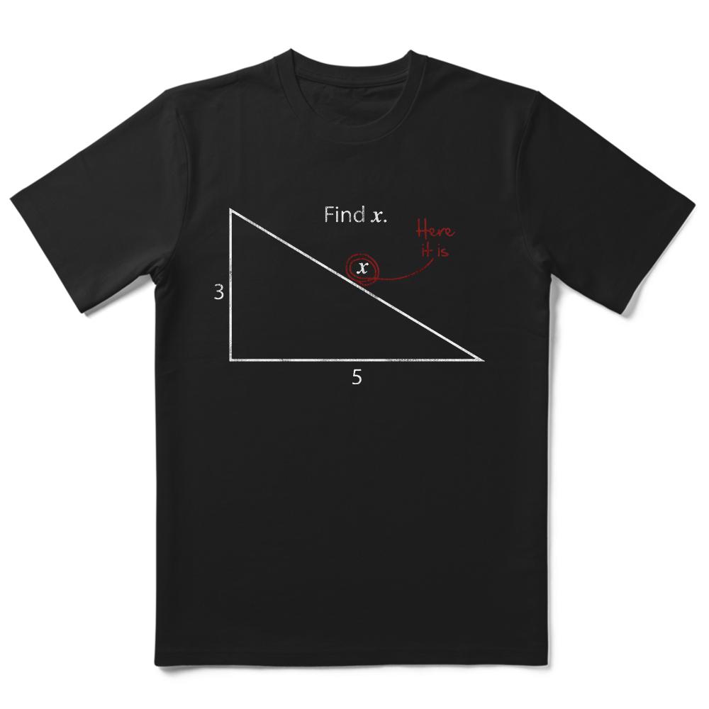 THE COOLMIND 100% Cotton Funny Math Print Men T Shirt O-neck Short Sleeve Funny Men Tshirt Big Size T-shirt Men Tee Shirts Tops