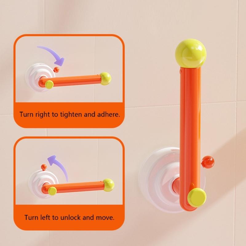 Vibranting Decorative Hook Organizers Holds Multiple Hair Accessories Prevents Tangling Sturdy Plastic Wall Mount