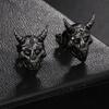 Sturdy Alloy Gothics Punks Skull Earrings Statement Jewelry Accessory for Casual Entertainment and Parties Supplies