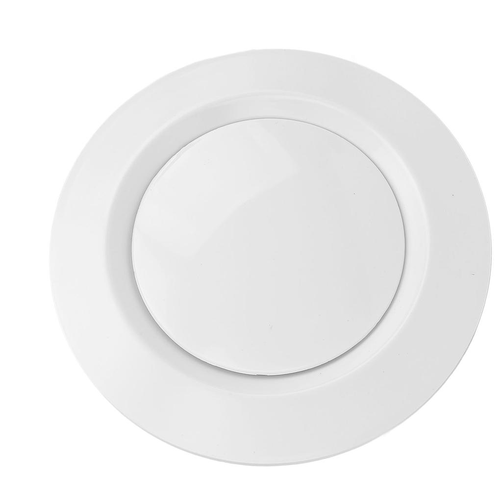 75mm Round Vent Cover ABS Plastic Adjustable Air Ventilation Ceiling Diffuser for Bedroom Bathroom Living Room