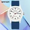 SANDA Fashion Design Unisex Quartz Watch Lady Wristwatch Simple Casual Analog Calendar Week Watches For Woman Men Reloj Mujer