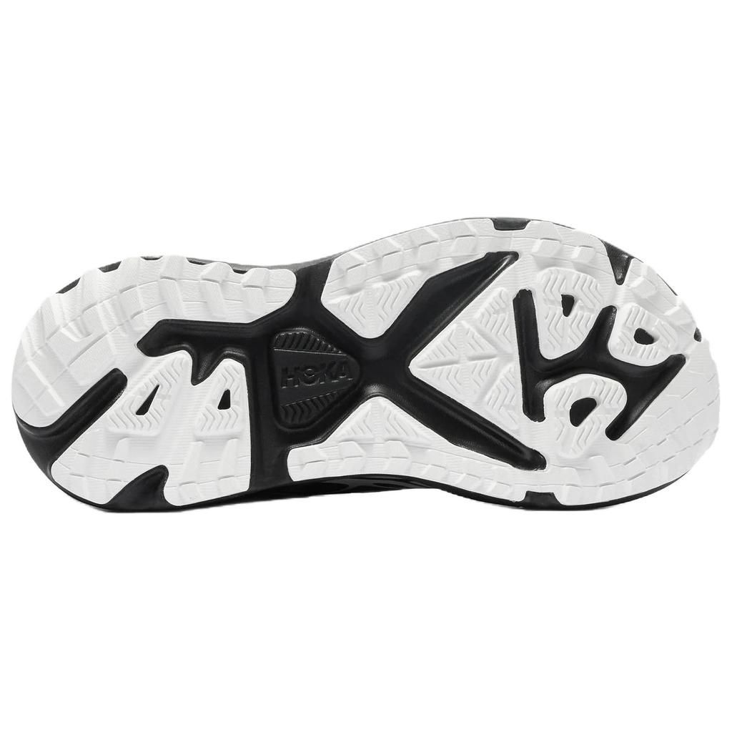 HOKA ONE ONE Stinson One7 Trail Running Shoes Men's Black White 1178630-BWHT