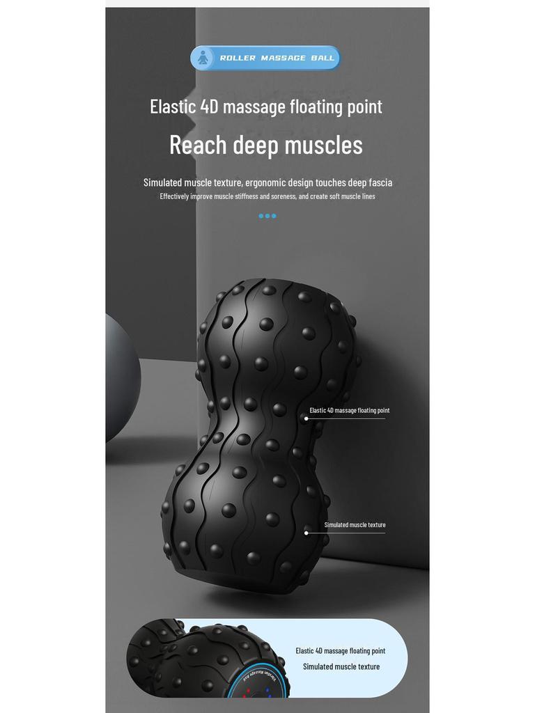 Peanut Fascia Ball: Relaxing Massage for Shoulder, Neck, Foot, and Leg Muscles