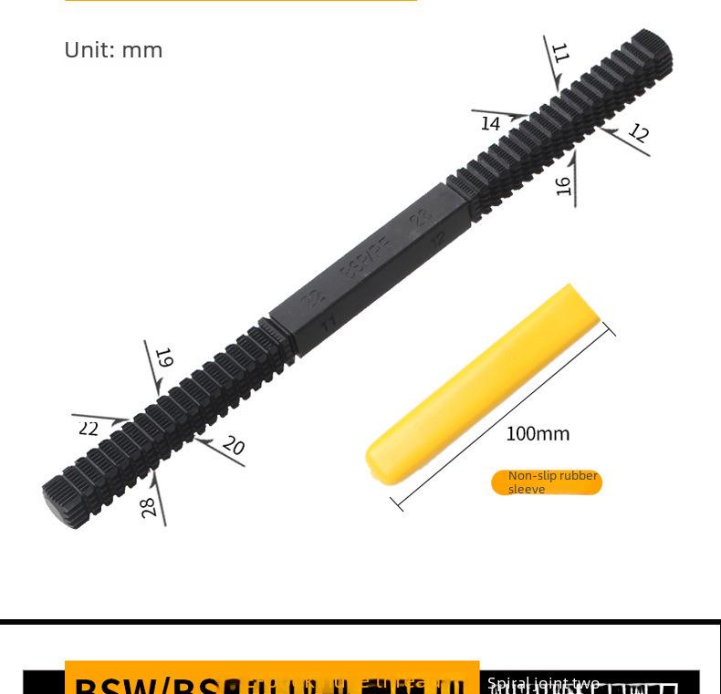 Metric Coarse Tooth Screw Thread Repair File