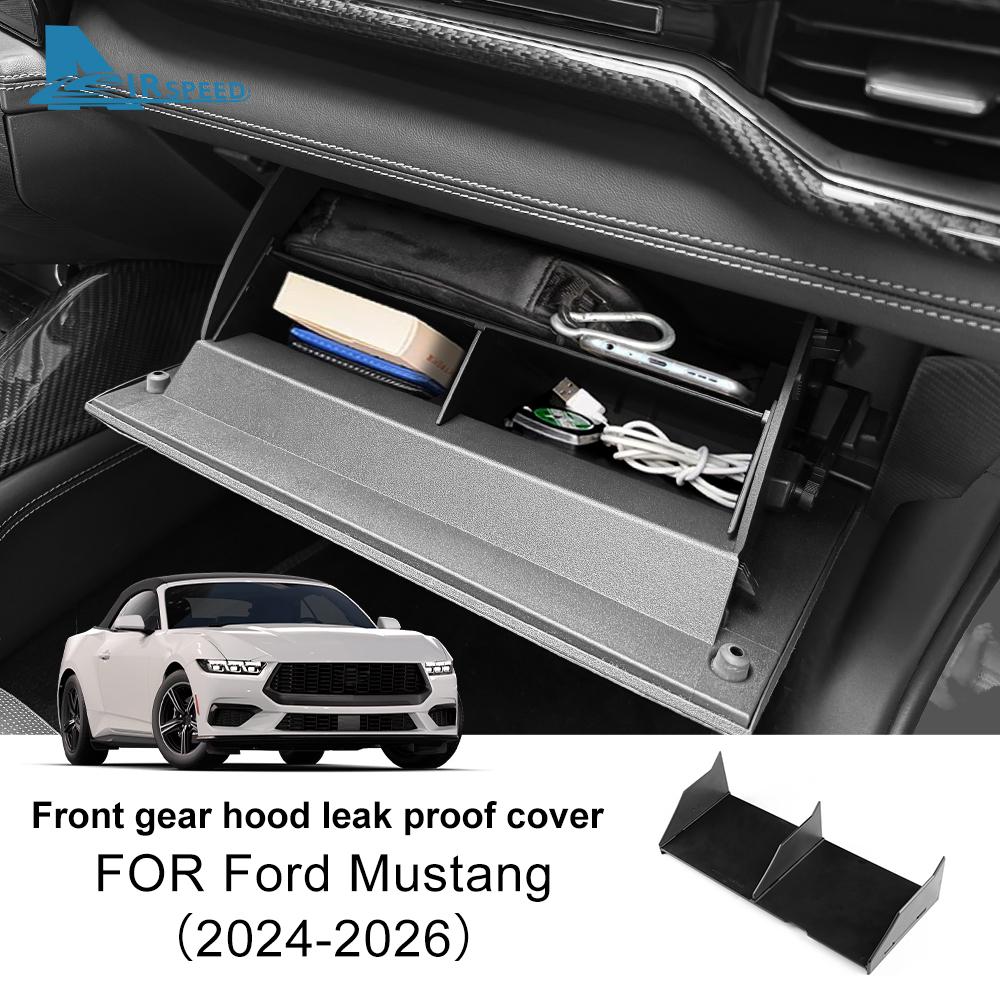 Per Ford Mustang GT Dark Horse EcoBoost 2024 2025 2026 Auto Lato Passeggero Anteriore Co-Pilota Vano portaoggetti Bracciolo Inserto Divisore