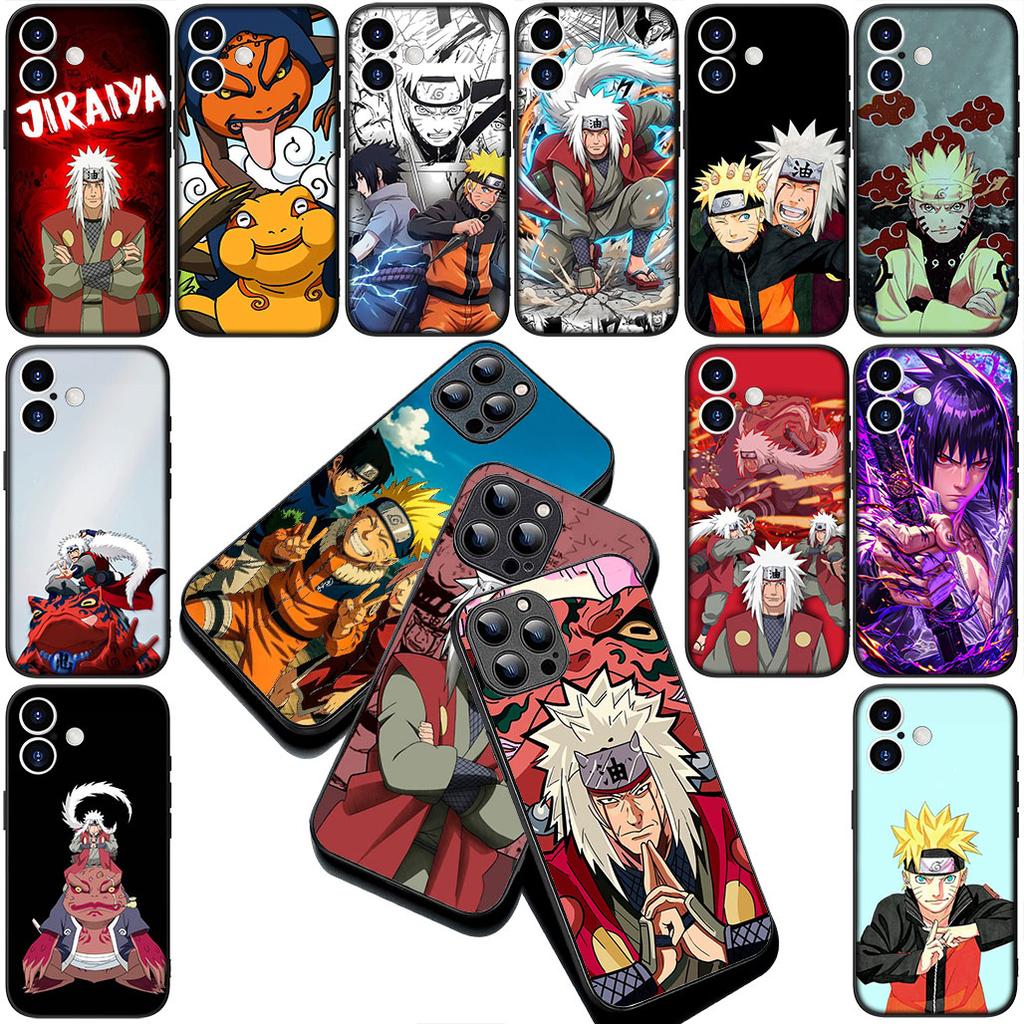 Wallpaper Jiraiya Narutos Uchiha Sasuke Cover for Apple iPhone 16 14 15 Plus 11 Pro Max 16E ProMax + 15Plus 16+ 14+ Phone Case
