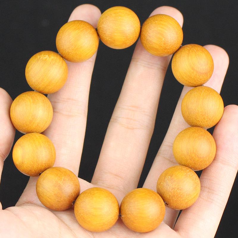 New Mountain Sandalwood Beads: High-Density, Naturally Scented Hand String Bracelet for Men and Women.