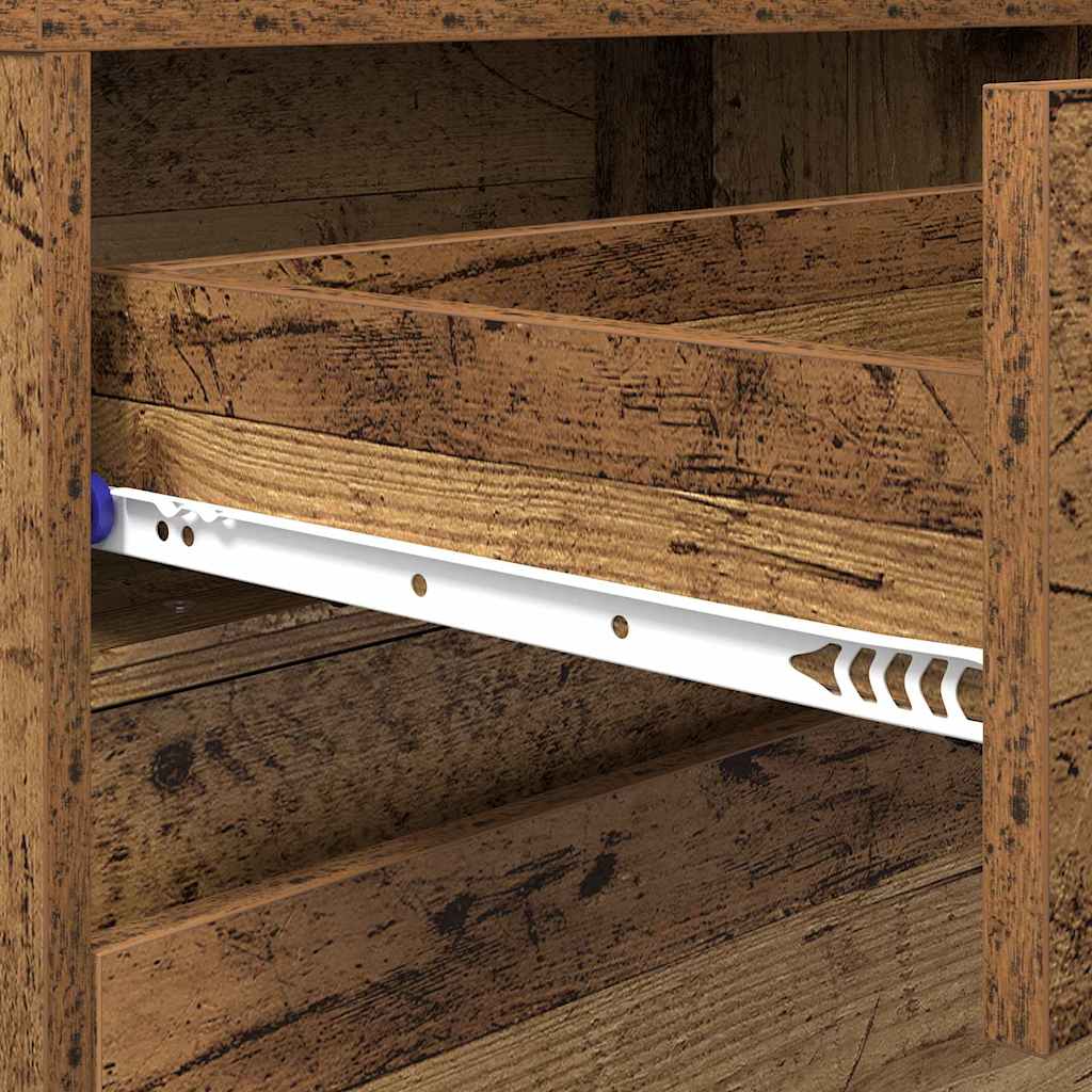 TV Units 2 pcs Reclaimed Wood Look 180 x 34 x 50 cm Particleboard