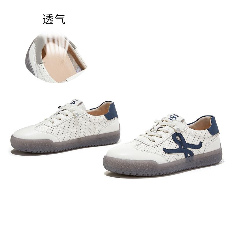 

Leather little white shoes women s spring new comfortable casual board shoes platform heightening sports shoes versatile women s shoes tide 35