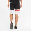 Puma Ferrari Racing Series Solid Color Logo Lace-Up Straight Leg Shorts Men Shorts Black 535127-01