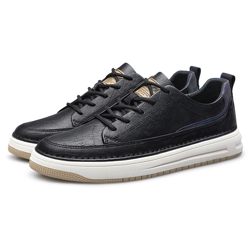 

New casual board shoes Comfortable and high-quality sports style Hot selling classic men s casual shoes Outdoor lace-up Hot 45 чёрный