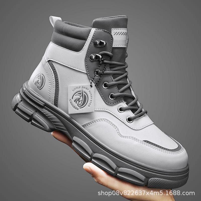 Fashion 2025 New Men's Sneakers Running Shoes High Top Fashion Casual Shoes Outdoor Mountaineering Travel Shoes Zapatos Para Hombres