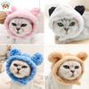 Cute Cat Pet Hat Plush Bear Ears Headgear Funny Small Dog Headband Funny Costume Dog Photo-taking Chapeu Para Cachorro