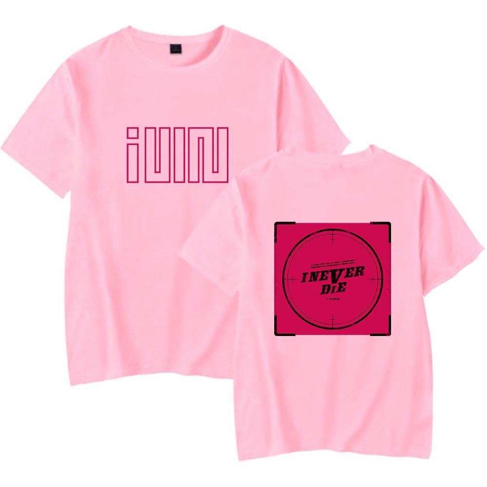 2023 Kpop Gidle New Album I Never Die Tshirt Cotton Tee Tops Short Sleeve For Unisex And Women Casual Streetwear