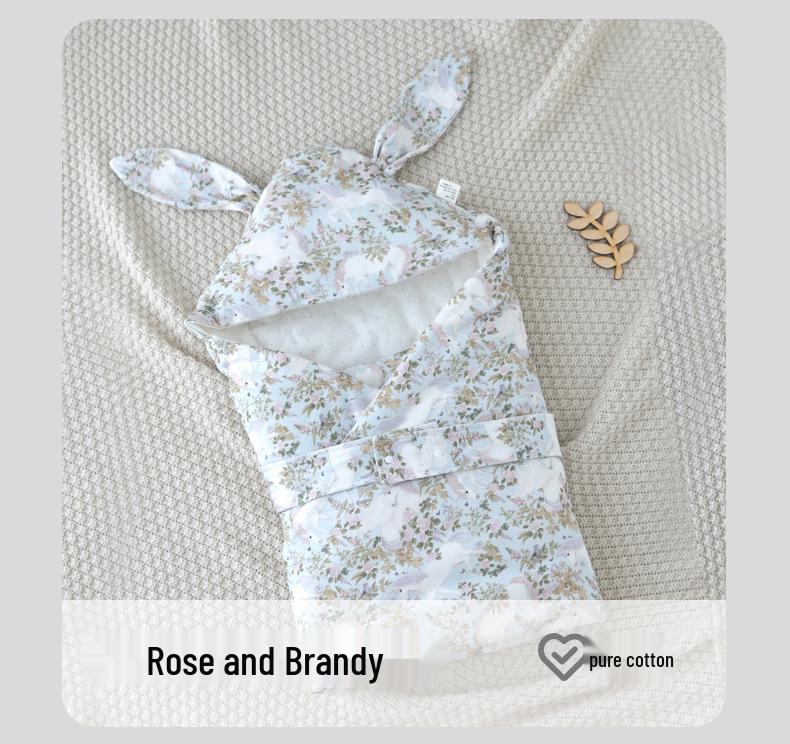 Newborn Mulberry Silk-Cotton Swaddle Blanket