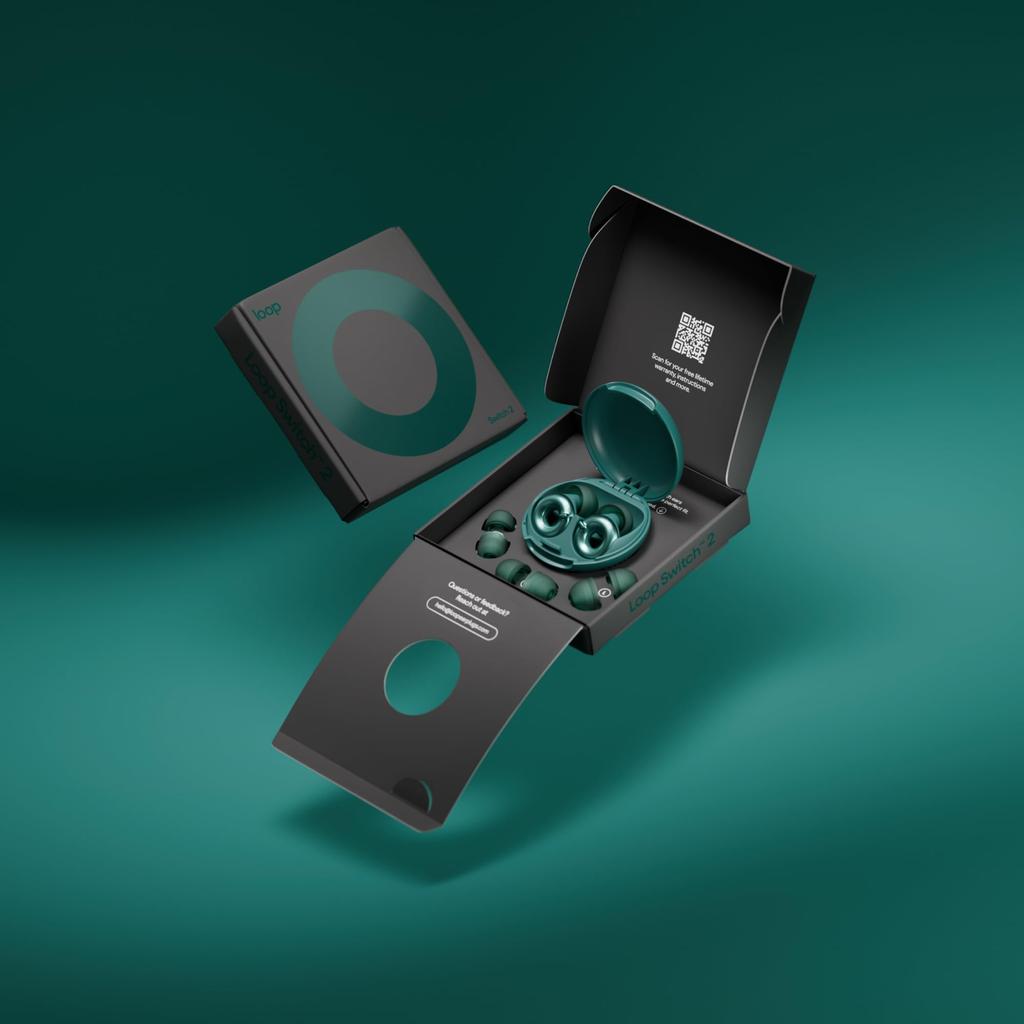 Loop Switch 2 Adjustable Earplugs 3 Modes