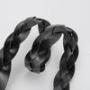 Belt Korean Version Hipster Pin Buckle Braided Belt Genuine Leather Cowhide Women's Belt Lazy Free Punching