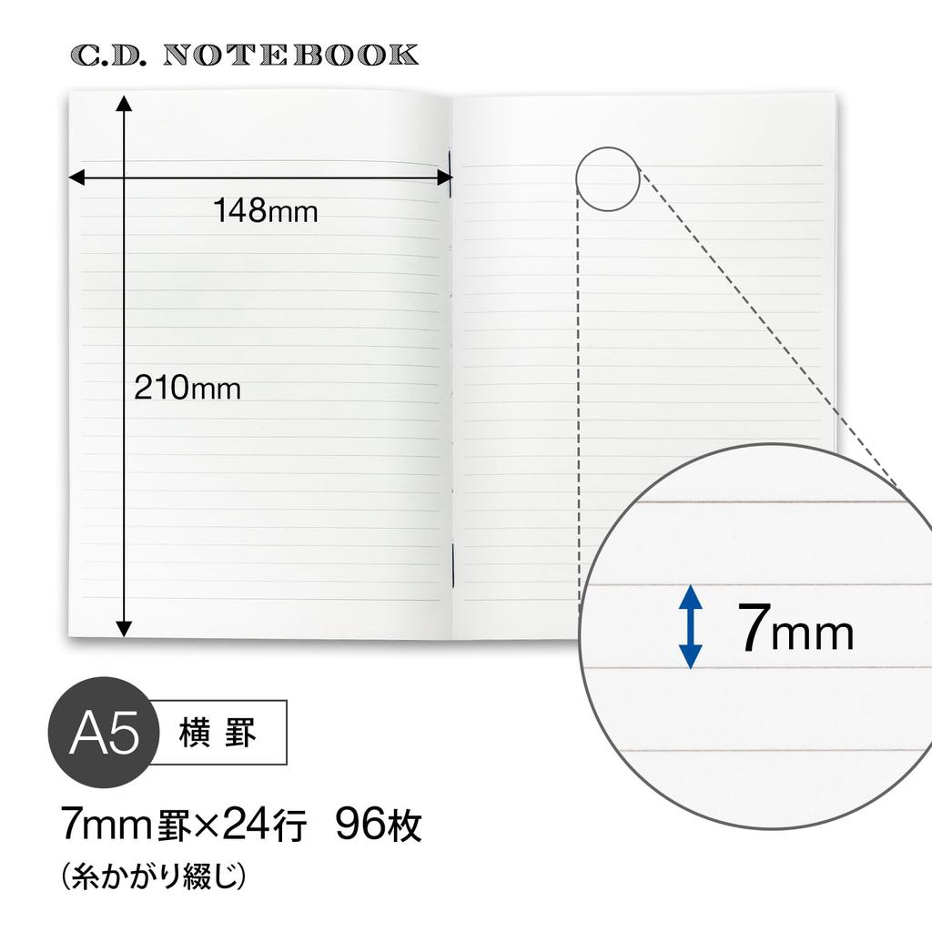 Apica Premium CD Notebook A5 Lined - CDS90Y