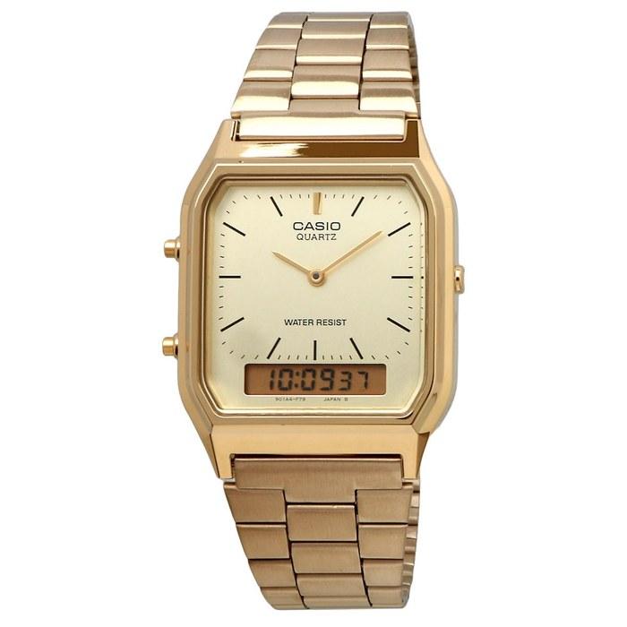 Casio AQ-230GA-9DMQ Analog-Digital Quartz Watch - Gold