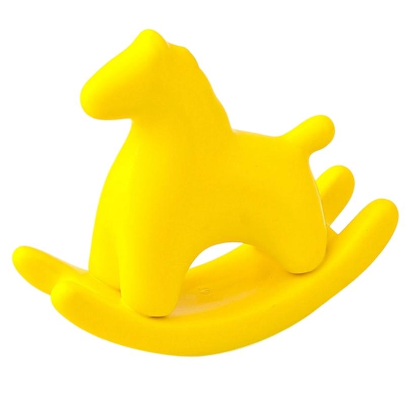 Creative Ceramic Rocking Horse Figurine Exquisited Design Animal Decoration Adds Charm To Any Room