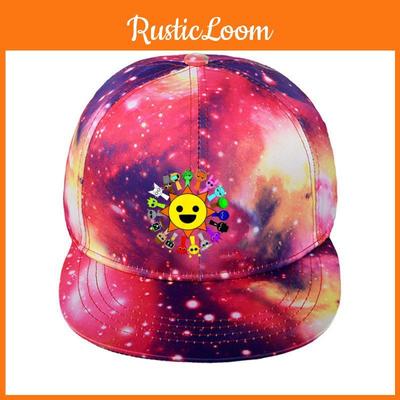 Sprunki Printed Fashion Baseball Cap Adjustable Starry Sky Design Wide Brim Hat