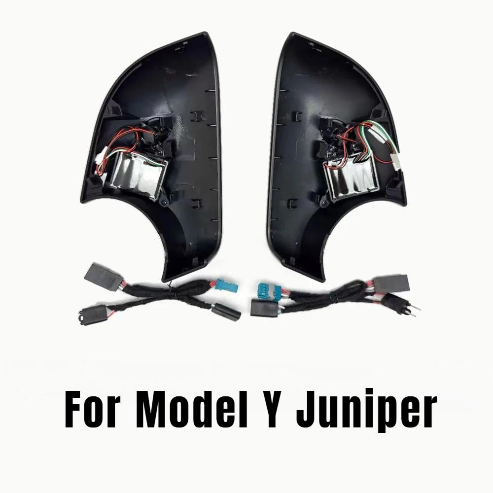 

For Model Y Juniper 2021-2025 Tesla Model 3 Highland 2021-2025 Angel Wing Welcome Light Car Side Mirror Projection Ambient Light
