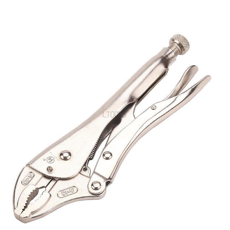 

10-дюймовые плоскогубцы с замком, щипцы с круглыми губками, плоскогубцы с регулируемыми губками, затягивающий ручной инструмент, зажимы для деревообработки, хромованадиевая сталь