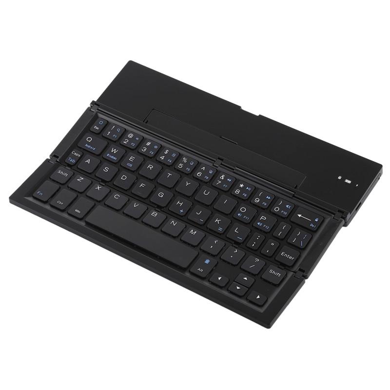 WANGJIAN-US Ultra-Thin Foldaway Bluetooth V3.0 Keyboard Support Android/iOS/Windows System Black Color : Rose Gold WANGJIAN-US Ultra-Thin Foldaway Bluetooth V3.0 Keyboard Support Android/iOS/Windows System Black Color : Rose Gold