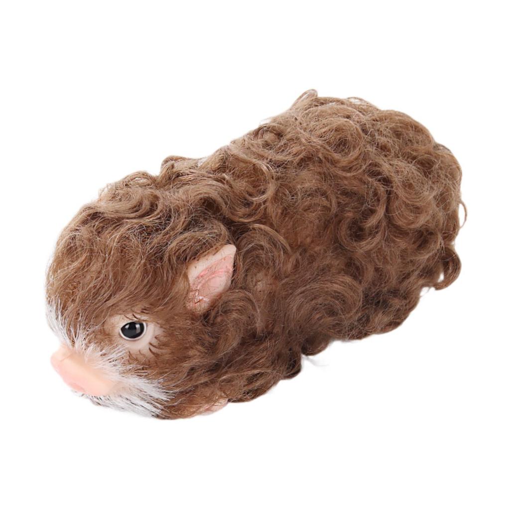 Silicone Pig Doll Cute Animal Toy Lifelike Miniature for