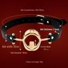 Golden Rose Erotic Ball Gag & Metal Tongue Depressor 