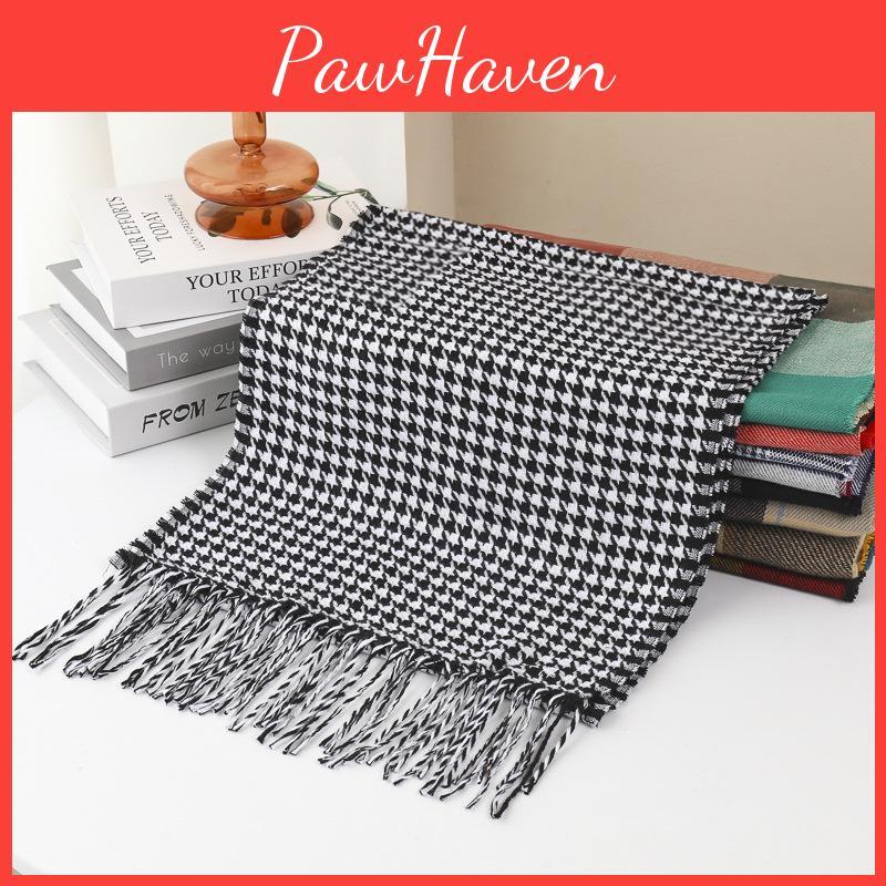 Scarf Stylish Cashmerefeel British Plaid For Men Children Autumnwinter Warm Shawl Snood
