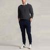 Polo Ralph Lauren SS22 Double-Sided Solid Color Jogger Knit Pants Men Bottoms Navy-Blue MNPOPNT14A20055-410