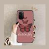 Beautiful Butterfly Pattern Phone Case For Xiaomi Redmi POCO F1 F2 F3 X3 Pro M3 9C 10T Lite NFC Black Cover Silicone Back Prett