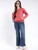 Rock it Women's Round Neck Full Sleeve Sweatshirt