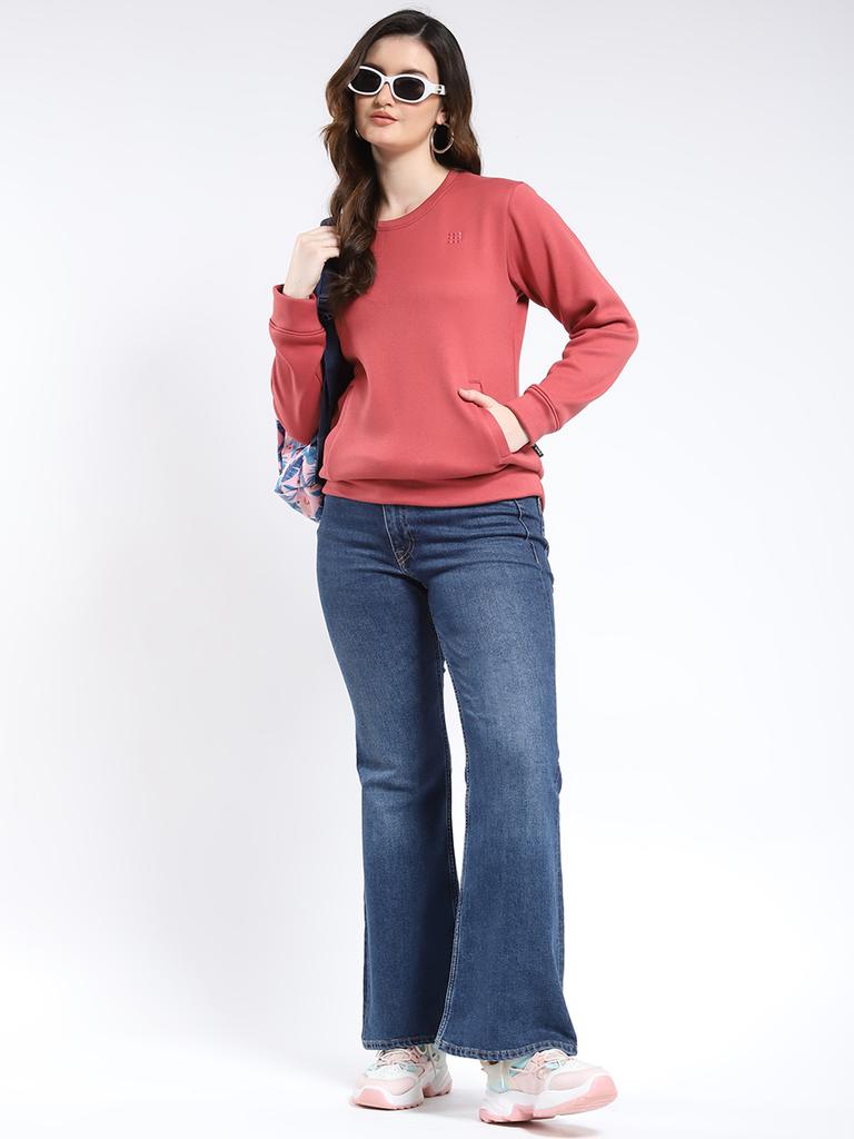 Rock it Women's Round Neck Full Sleeve Sweatshirt