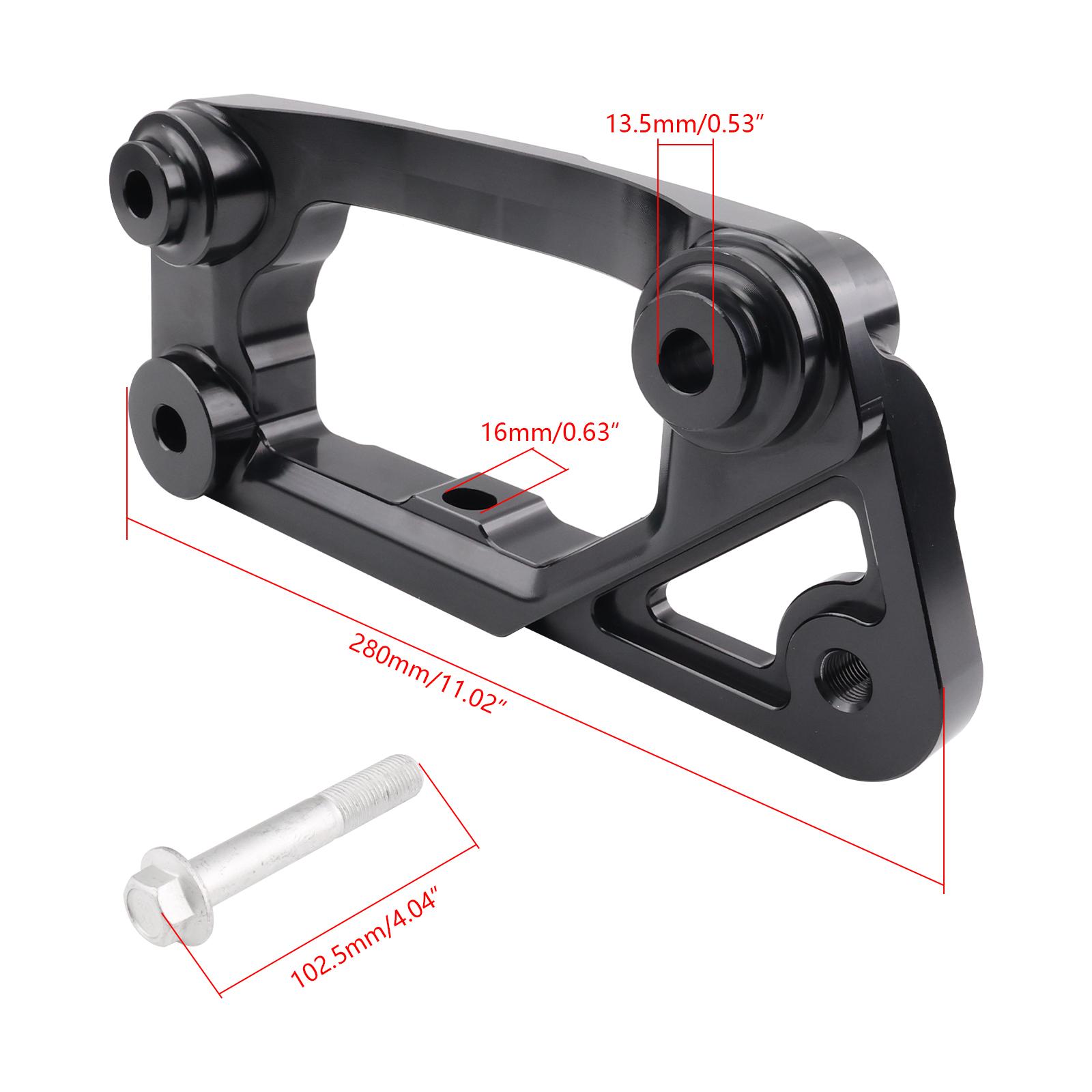 OE Replacement Dual-Mount Rear Differential Bracket For BMW F8X M2 M3 M4 Chassis Transmission Parts Aluminum Black чёрный