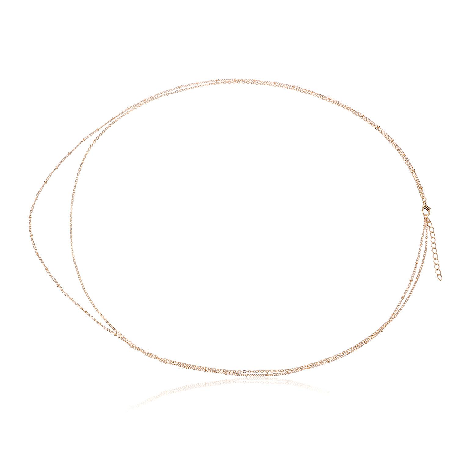 

Bead chain, sexy simple BodyBelly bikini, blue eye, waist chain 60-80cm золотой