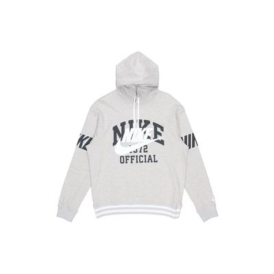 Nike Large Logo Printing Loose Hoodie Gray DD6169-050