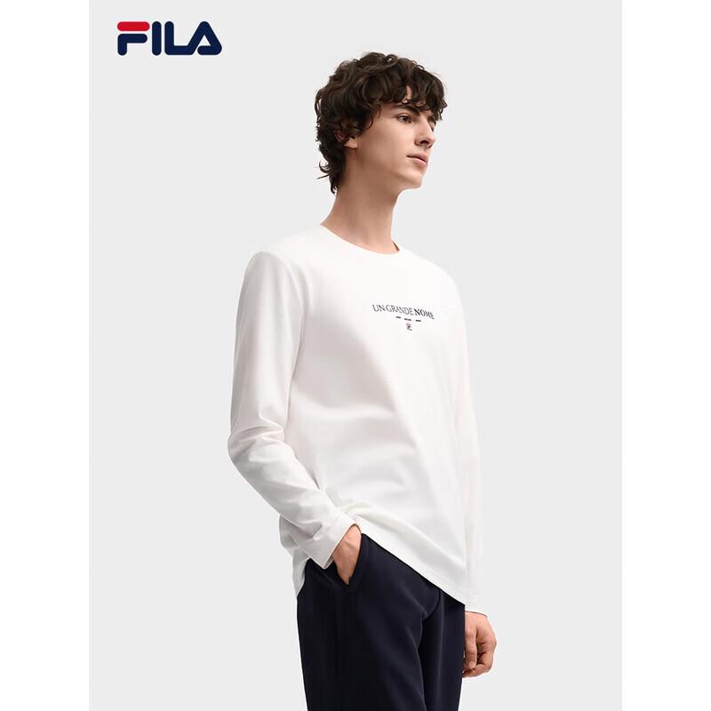 FILA Men s Basic Round Neck Knit Long Sleeve T-Shirt XXL