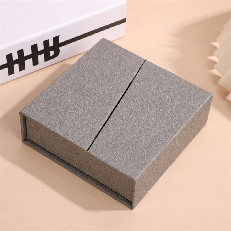 

Magnetic Closure Double Opening Jewelry Box Elegant Gift Packaging For Earrings Necklaces Rings Storage Travel Organizer Display Case For Women Girl S сірий