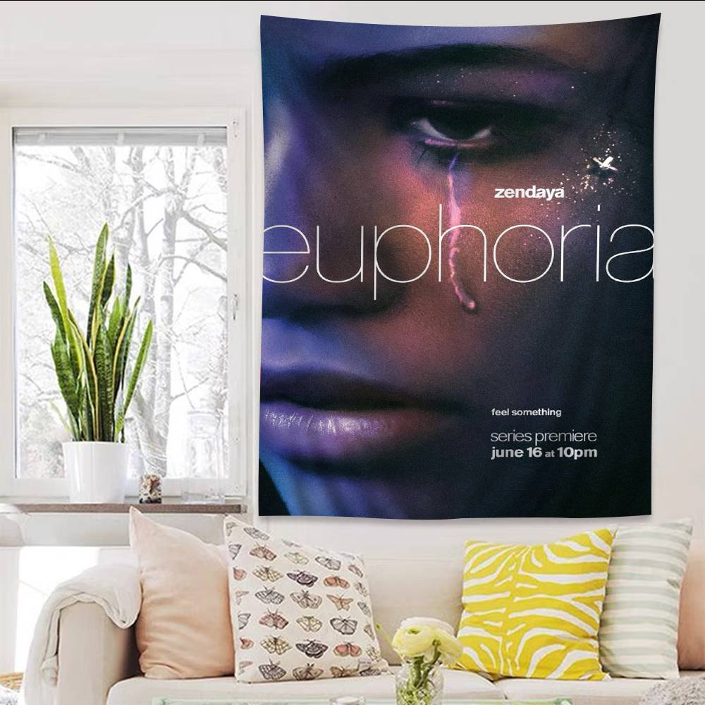 E-Euphoria TV Show DIY Wall Tapestry For Living Room Home Dorm Decor Wall Art Decor