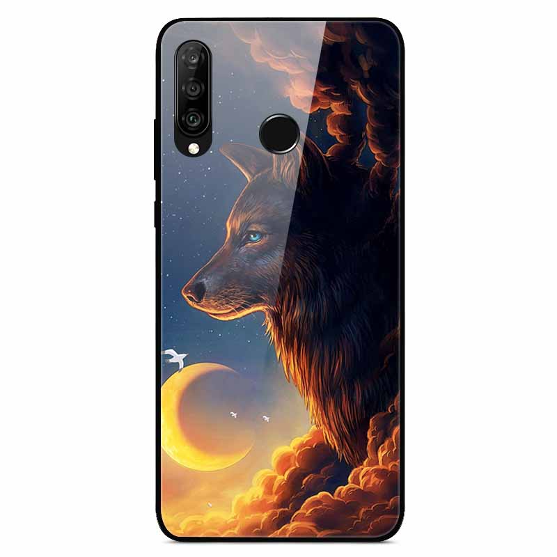 For Huawei P30 Lite Cases P30Pro P20pro P20Lite Luxury Tempered Glass Hard Back Cases for Huawei P20 Pro P30Pro Fundas Capa P20