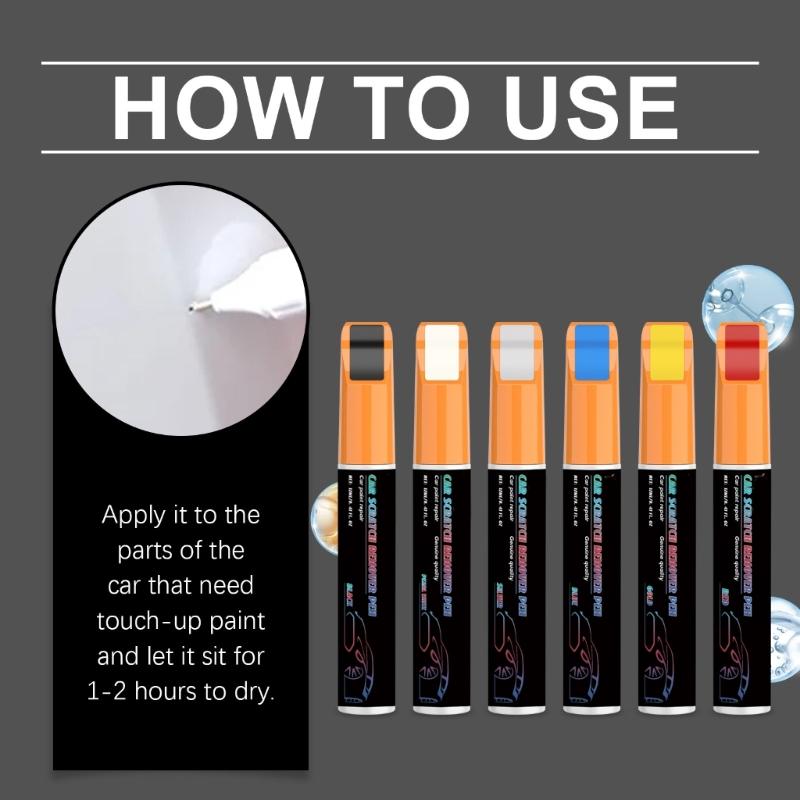 Car Surfaces Paint Maintenance Pen Touch Up Pen for Scratch Remove Car Scratch Repair Paint Pen 12ml Car Scratch Remover