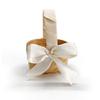 Mini Handwoven Basket with Handle Flower Basket  For Home Wedding Decor