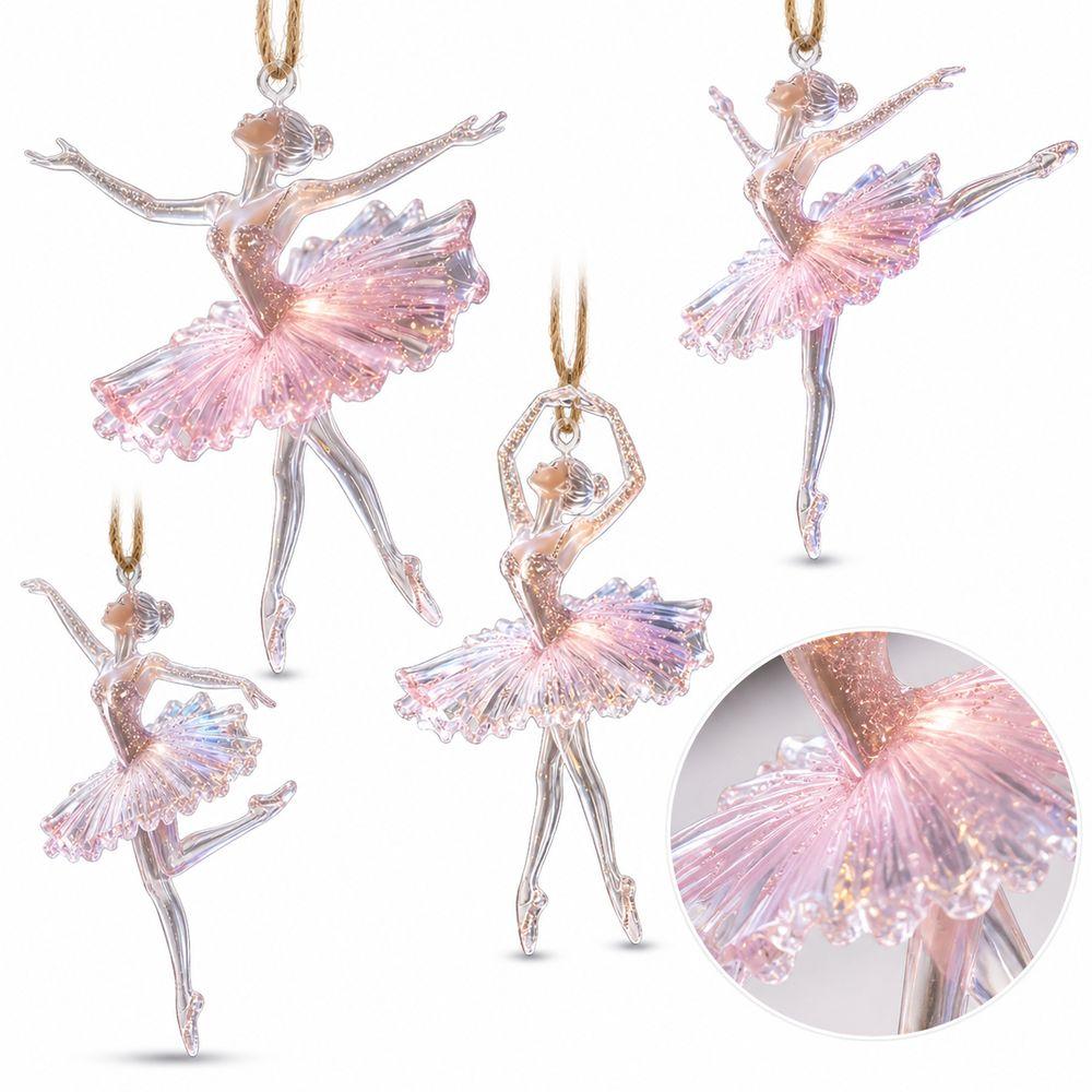 Ballet Dancer Acrylic Hanging Ornament Lucky Goddess Lucky Goddess Charm  Vehicle Decor