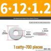 Extra Large Galvanized Metal Flat Washer - Thickened Round Screw Washer M6-M16
