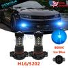 Pair 80W Fog Lights For   Camaro 2010 2011 2012 2013 8000K Ice Blue LED Bulb