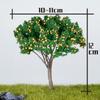 Multi-size Miniature Fruit Trees Sand Table Layout Lifelike Simulation Tree Figurine Fairy Garden Micro Landscape Scene Model