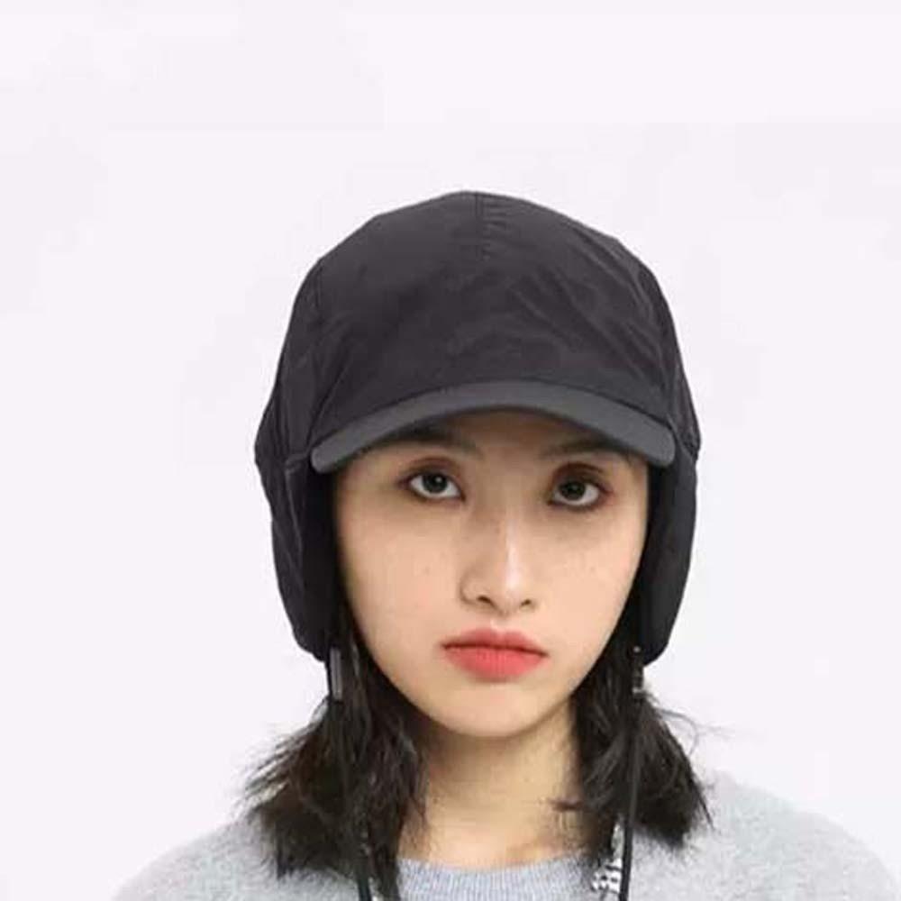 Lightweight Ear Protection Ushanka Multi-functional Windproof Pilot Cap Earflaps Visor Hat  Outdoor